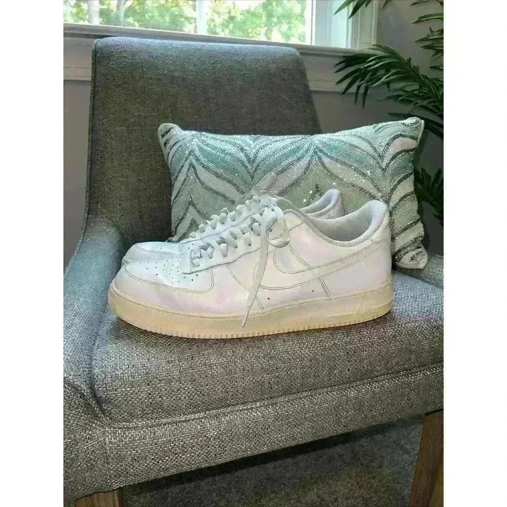 NIKE AIR FORCE 1 Low MENS TRIPLE WHITE Sneakers 315122-111 | Sz 13